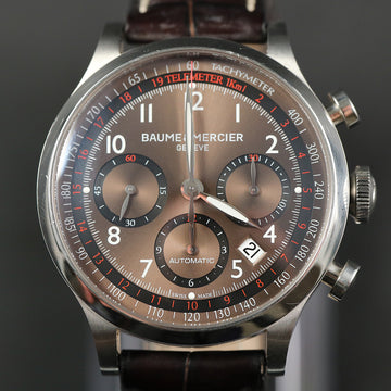 Baume & Mercier Capeland chronograph – Ref 65687 – SS – Cal ETA 7753 – Full Set