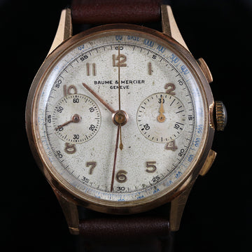 Baume & Mercier Chrono – 18K YG - Landeron 48 – 1950’s - Serviced