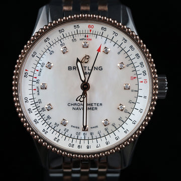 Breilting Navitimer Automatic – Ref U17395 - 35mm – MOP dial - Cal 17 – 2020 - Full set