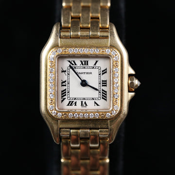Cartier Panthere with ref 1280 – 18K YG – 1 owner - paper