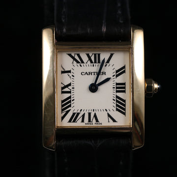 Cartier Tank Francaise in 18K yellow gold – Ref 2385 – Quartz movt – Full Set – 1 owner