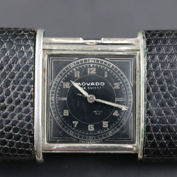 Movado Ermeto Travel Clock – Silver .925