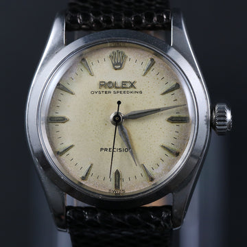 Rolex Precision – Speedking – Ref 6420 – SS – Cal 1210 - 1957 – Rare - Serviced
