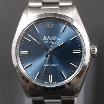 Rolex Oyster Perpetual Precision Air King ref 5500 – SS – Blue dial - 1983