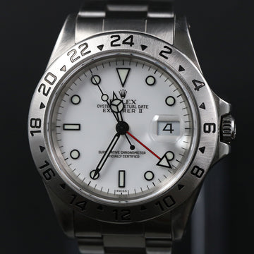 Rolex Oyster Perpetual Date Explorer II – Ref 16570 – Swiss dial – Cal 3185 - 1999