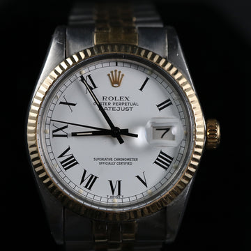 Rolex Oyster Perpetual Datejust 16013 – Buckley - 2 tons SS and 18K YG – Cal 3035 – 1981