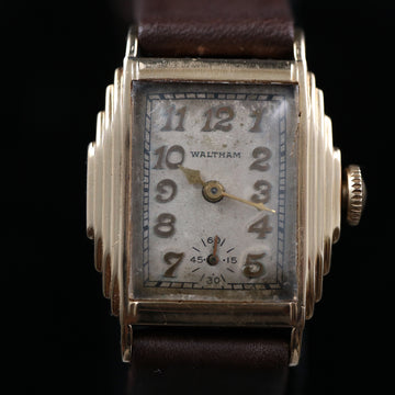 Waltham Art Deco – 14K YG – Manual Winding – 1879 - Serviced