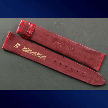 Audemars Piguet NOS burgundy alligator strap “Swiss Made”