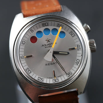 Aquastar Regate Lemania Cal 1345 chronograph – 1970’s