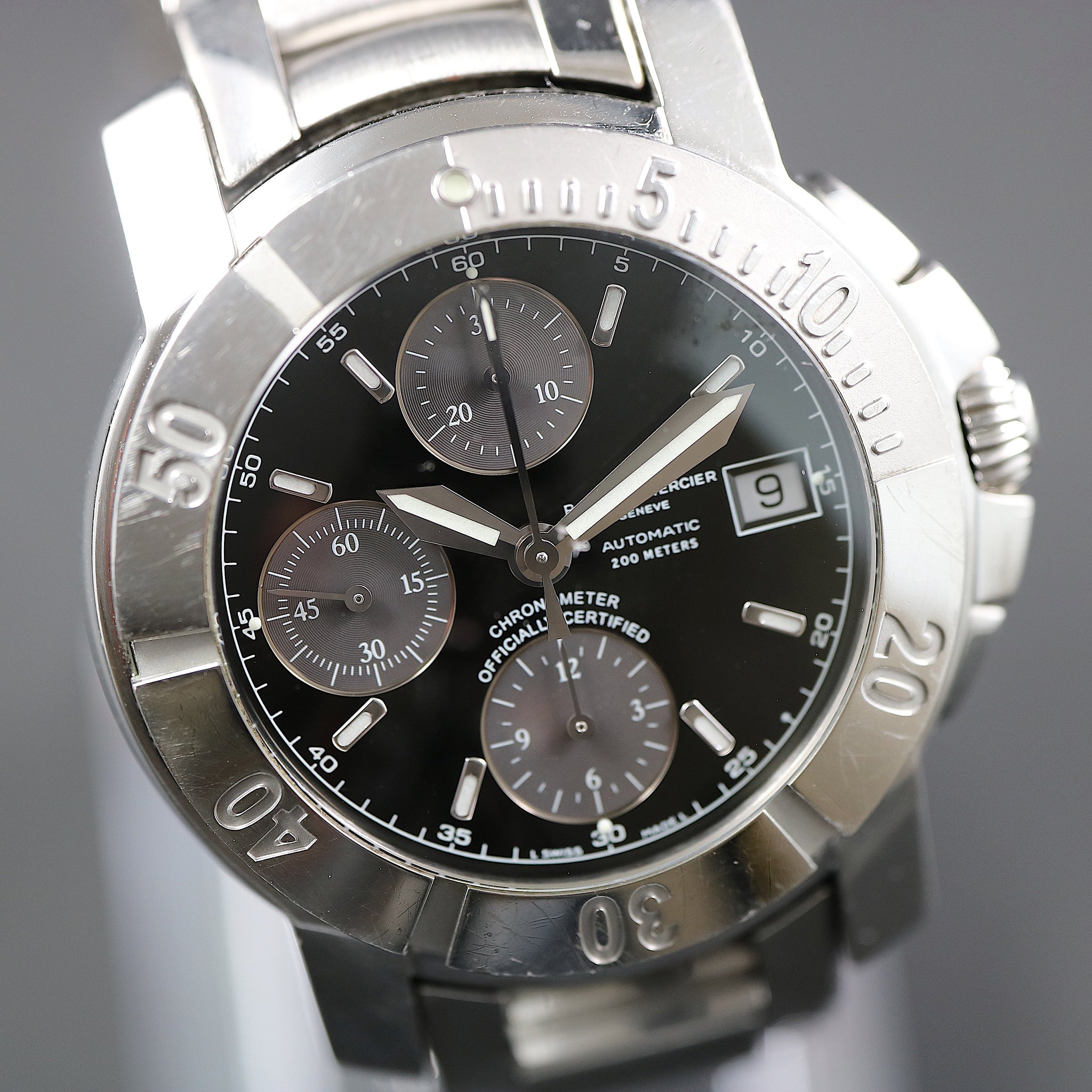 Baume & Mercier Capeland Chronograph XL – Ref 65352 – SS – Cal