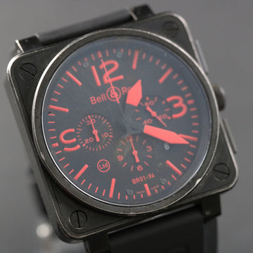 Bell & Ross BR01 – 94SRed - LE (480/500) chronograph – PVD / SS with caliber ETA 2894