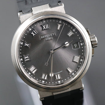 Breguet Marine Ref 5517 T in titanium with cal 777A – Mint - Full Set