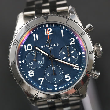 Breilting Classic AVI – Chronograph 42 – Ref A23380 – Full Set – Mint