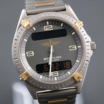 Breitling Navitimer Aerospace – Ref F56059 – Titanium and Gold -Quartz