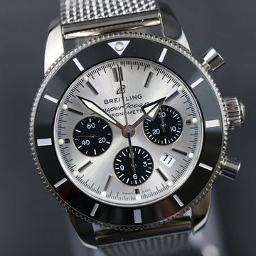 Breitling Superocean Heritage 44 Chronograph – Ref AB0162 – SS – Cal B01– Full Set – Warranty until 2030
