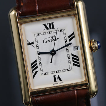 Cartier tank Must De – Ref 2413 - Gold Filled – Size XL - Quartz