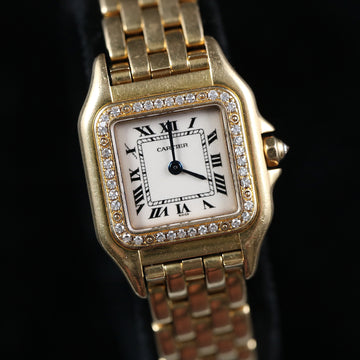 Cartier Panthere with ref 1280 – 18K YG – 1 owner - paper