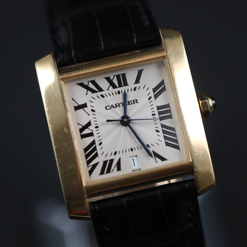 Cartier Tank Francaise automatic - Ref 1840 in 18K yellow gold – Cal 120 - Full Set