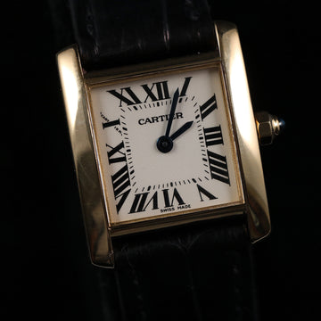Cartier Tank Francaise in 18K yellow gold – Ref 2385 – Quartz movt – Full Set – 1 owner