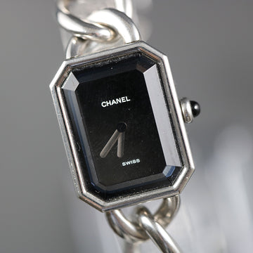 Chanel Premiere Gourmette in stainless steel with quartz movement - 1987