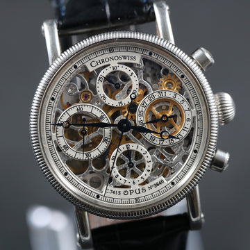 ChronoSwiss Opus Chronograph with Ref CH7523S – Cal 741 – Skeleton - Serviced