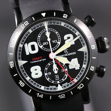 ChronoSwiss TimeMaster Chrono GMT – Ref CH7555.1 in SS with caliber C754 – FULL SET