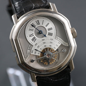 Daniel Roth Tourbillon Double Face with Ref C187 in white gold – Full Set