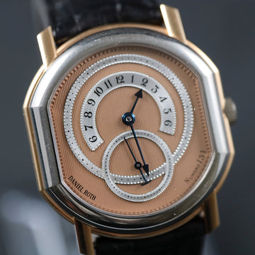Daniel Roth Retrograde #131 – LE of 10 Pieces – White and Rose gold – Full Set