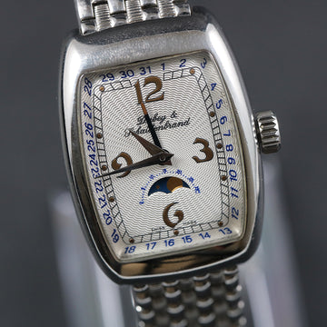 Lady Star LE 223/350 Dubey & Schaldenbrand in stainless steel with moon phase and calendar - Serviced