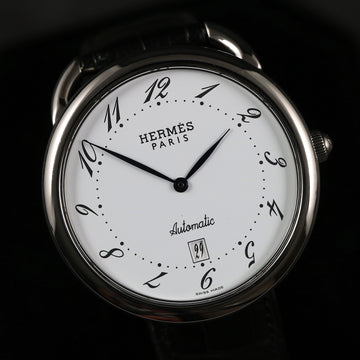 Hermes Arceau AR4.810 - SS – White dial – Cal ETA2892-A2 – 41mm