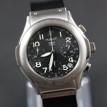 Hublot MDM Geneve chronograph watch with automatic movement in stainless steel