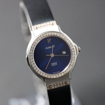 Hublot MDM Geneve – Ref 1391.5.054 - quartz mvt – SS with diamonds – Full Set