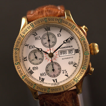 Longines Lindbergh 18K YG – Ref L26026 – Automatic – 2000 - With papers
