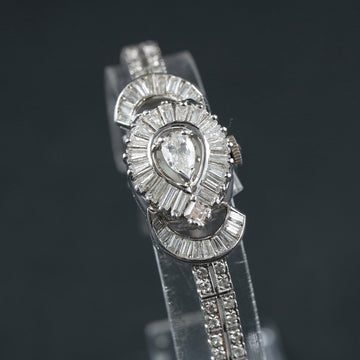 Longines Secret Cocktail watch Art Deco – Platinum and diamonds