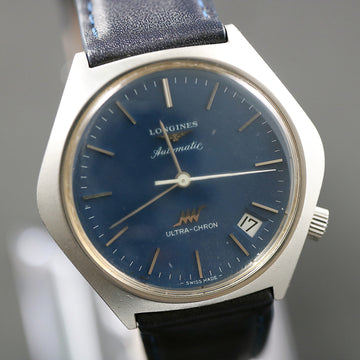 Longines Ultra Chron – Automatic – Blue dial - Cal L836.6 – SS – 1970’s