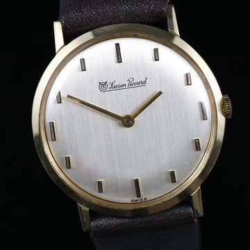 Lucien Piccard – Calatrava Style – 14K YG – 33mm - Serviced