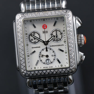 Michele Deco Diamond Chronograph – MW06A01 – MOP - SS - Quartz - Serviced