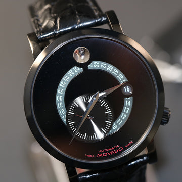 Movado Museum Red Label Calendomatic with ETA 2895-2 – New – Full Set
