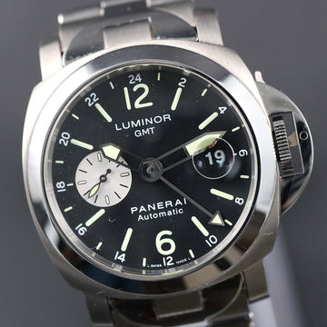 Panerai Luminor GMT – PAM 00161 – 2011 – Black dial – M194/300 - Titanium – Full Set