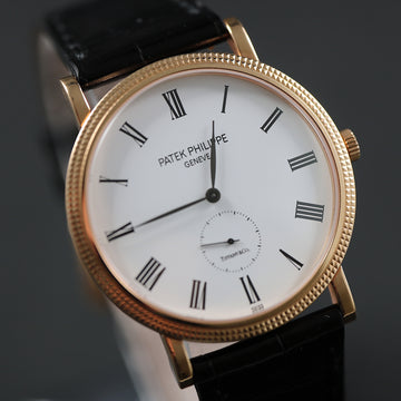 Patek Philippe Calatrava 5119R-001 in 18K RG with Tiffany dial - Cal 215 – Full set