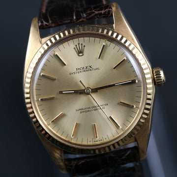 Rolex Oyster Perpetual in 18K YG with ref 1013 from 1969 - caliber 1570