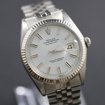 Rolex Oyster Perpetual Datejust 1601 – White dial - Cal 1570 – SS -1974