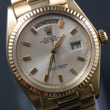 Rolex Oyster Perpetual Day Date President Ref 1803 in 18K YG with Pie Pan dial from 1966