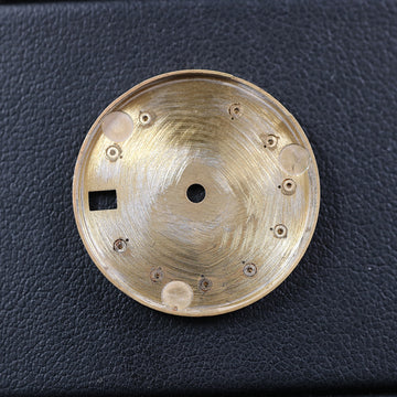 Rolex Oyster Perpetual Datejust dial professionally refinished with diamond - 23.68mm - Champagne