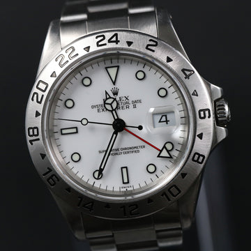 Rolex Oyster Perpetual Date Explorer II – Ref 16570 – Swiss dial – Cal 3185 - 1999