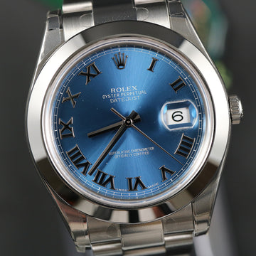 Rolex Oyster Perpetual Datejust 123600 blue dial – SS – 41mm - Cal 3235 – 2023
