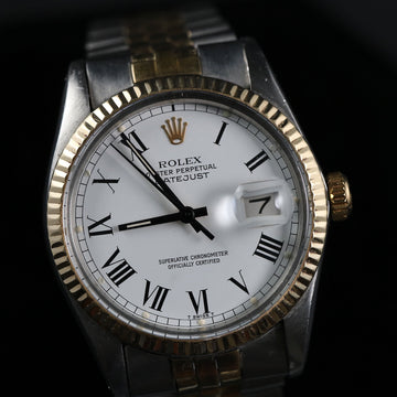 Rolex Oyster Perpetual Datejust 16013 – Buckley - 2 tons SS and 18K YG – Cal 3035 – 1981