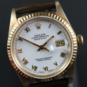 Rolex Oyster Perpetual Datejust 16018 – 18K YG – Cal 3035 – 1989 – Serviced 6/24
