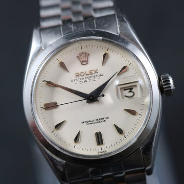 Rolex Oyster Perpetual date with Ref 6534 with caliber 1035 from 1957 - Serviced
