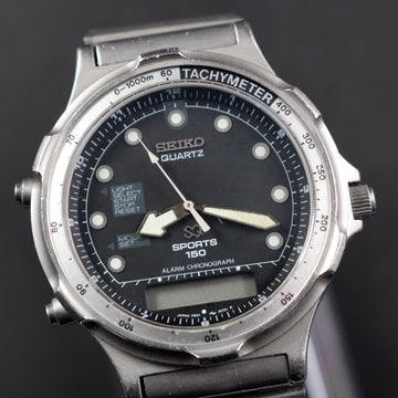 Seiko Sport 150 – Ref H601-8029 Chronograph – Quartz – 1987 - Full Set